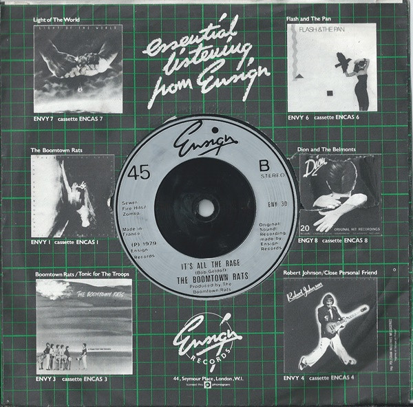Boomtown Rats - I Don't Like Mondays - Used Vinyl Record 7" image 4
