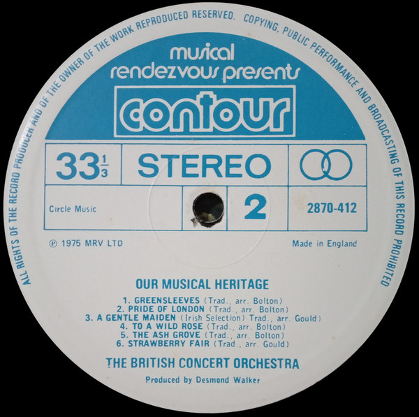 British Concert Orch - Our Musical Heritage - Used Vinyl Record image 4