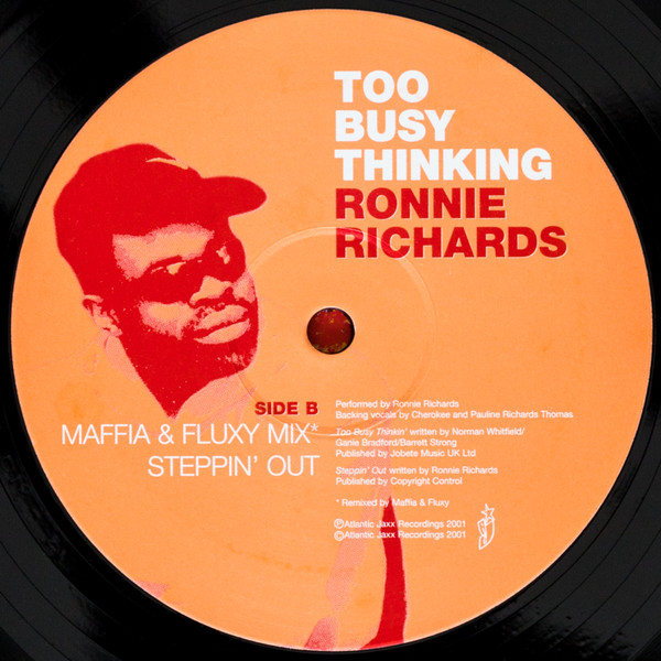 Ronnie Richards - Too Busy Thinkin' - Vinyl Record 12" image 4