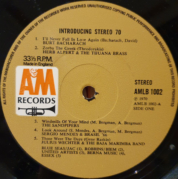 Various - Introducing Stereo 70 - Used Vinyl Record image 3