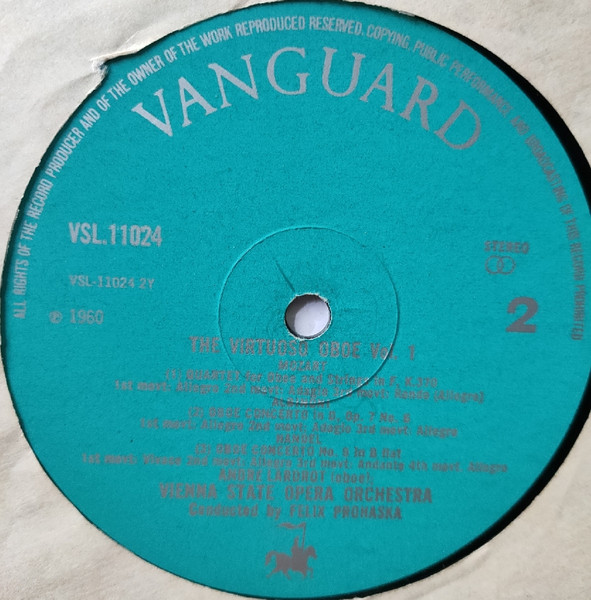 Andre Lardrot - Virtuoso Oboe - Used Vinyl Record image 3