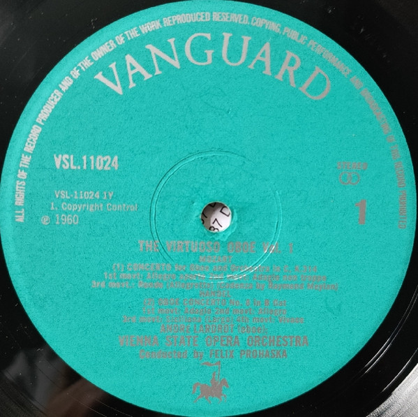 Andre Lardrot - Virtuoso Oboe - Used Vinyl Record image 4
