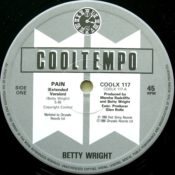 Betty Wright - Pain - Used Vinyl Record 12" image 3