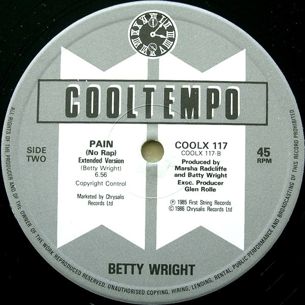 Betty Wright - Pain - Used Vinyl Record 12" image 4