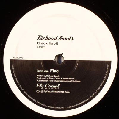 Richard Sands - Crack Habit / Five - Used Vinyl Record 12" image 2