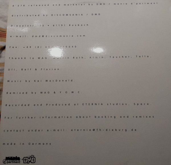 Computer Controlled - Electric Disco (Remixes) - Used Vinyl Record 12 image 2