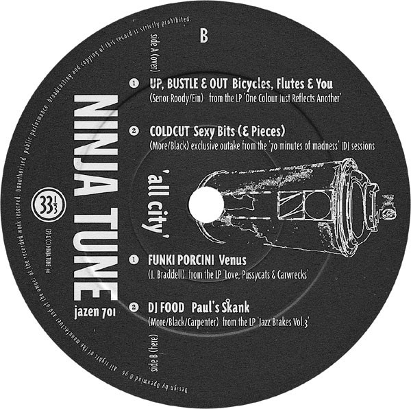 Various - Ninjalogical - All City - Used Vinyl Record 7" image 5