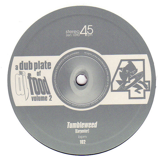 DJ Food - A Dub Plate Of Food Volume 2 - Used Vinyl Record 10" image 6