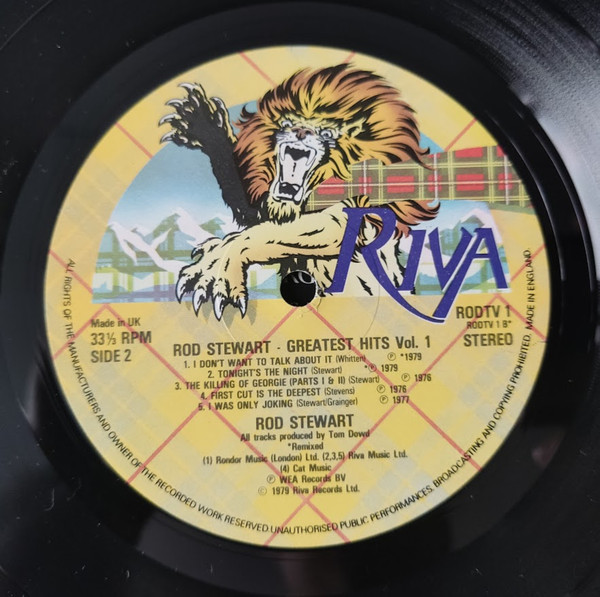 Rod Stewart - Greatest Hits Vol. 1 - Used Vinyl Record image 5