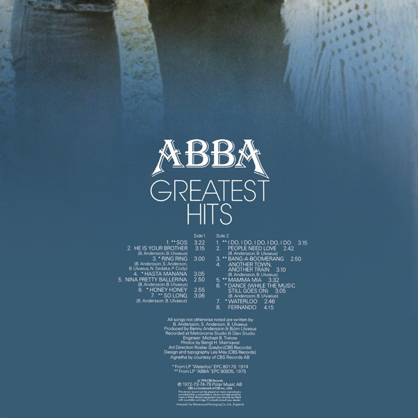 ABBA - Greatest Hits - Used Vinyl Record image 4