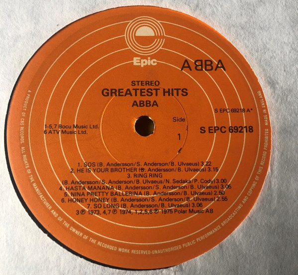 ABBA - Greatest Hits - Used Vinyl Record image 5