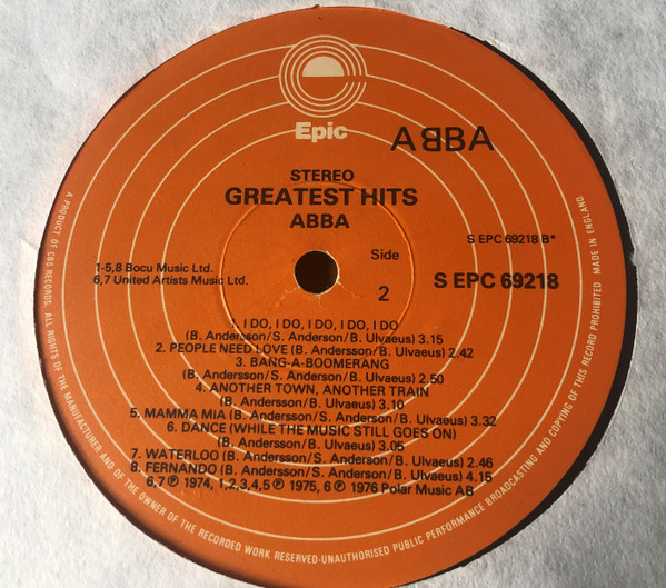 ABBA - Greatest Hits - Used Vinyl Record image 6