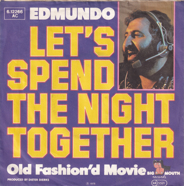 Edmundo Fale - Let's Spend The Night Together - Used Vinyl Record 7" image 2