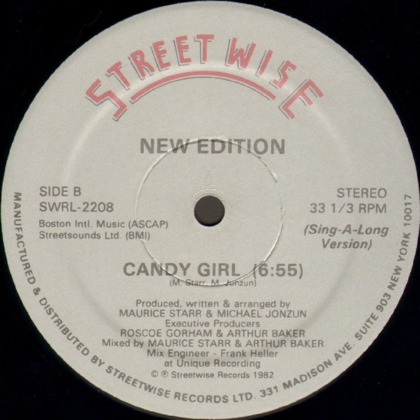 New Edition - Candy Girl - Used Vinyl Record 12" image 2