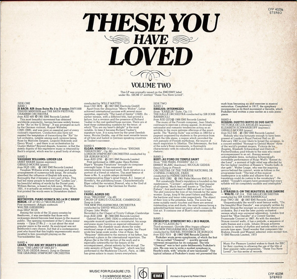 Various - se You Have Loved Volume Two - Used Vinyl Record image 2