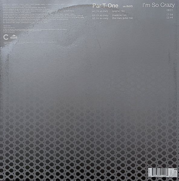 Par-T-One - I'm So Crazy - Used Vinyl Record 12" image 2
