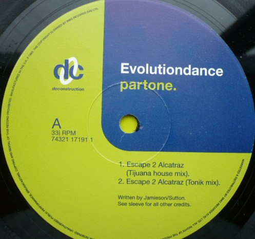 Evolution - dance Partone - Used Vinyl Record 12" image 3