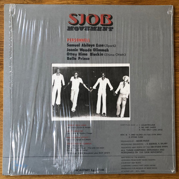 SJOB Movement - A Move In The Right Direction - Vinyl Record image 4