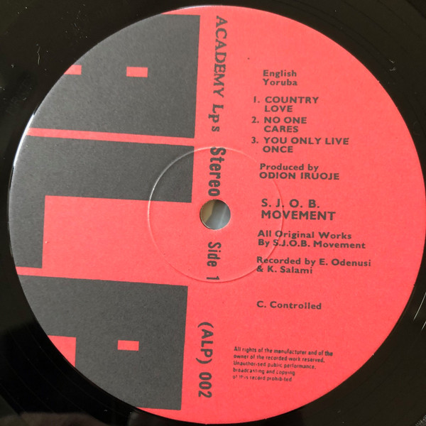 SJOB Movement - A Move In The Right Direction - Vinyl Record image 6