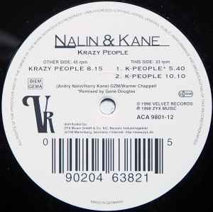 Nalin & Kane - Krazy People - Used Vinyl Record 12" image 1