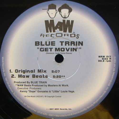 Blue Train - Get Movin' - Used Vinyl Record 12" image 2
