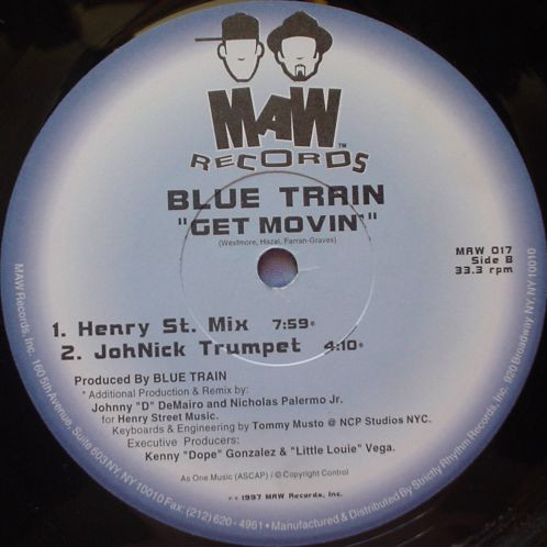 Blue Train - Get Movin' - Used Vinyl Record 12" image 3