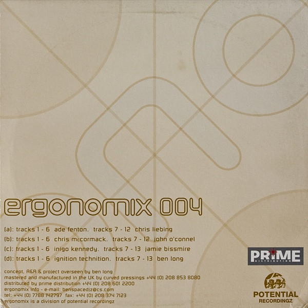 Various - Ergonomix 004 - Vinyl Record 12" image 2