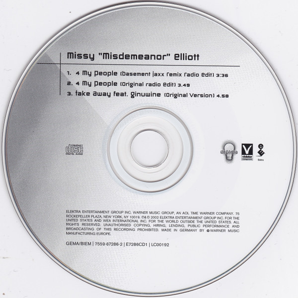 Missy Elliott - 4 My People - Used CD image 3