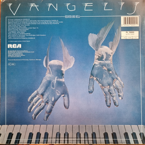 Vangelis - Heaven And Hell - Used Vinyl Record image 4