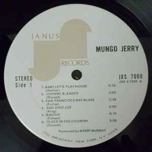 Mungo Jerry - Used Vinyl Record image 3