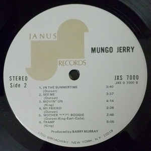 Mungo Jerry - Used Vinyl Record image 4