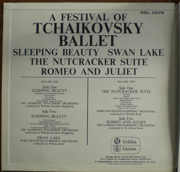 Pyotr Ilyich Tchaiko - A Festival Of Tchaikovsky Ballet - Used Vinyl image 2