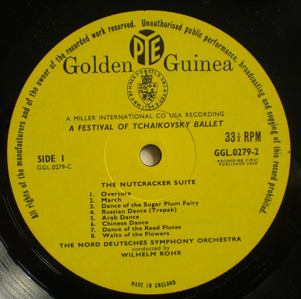 Pyotr Ilyich Tchaiko - A Festival Of Tchaikovsky Ballet - Used Vinyl image 7