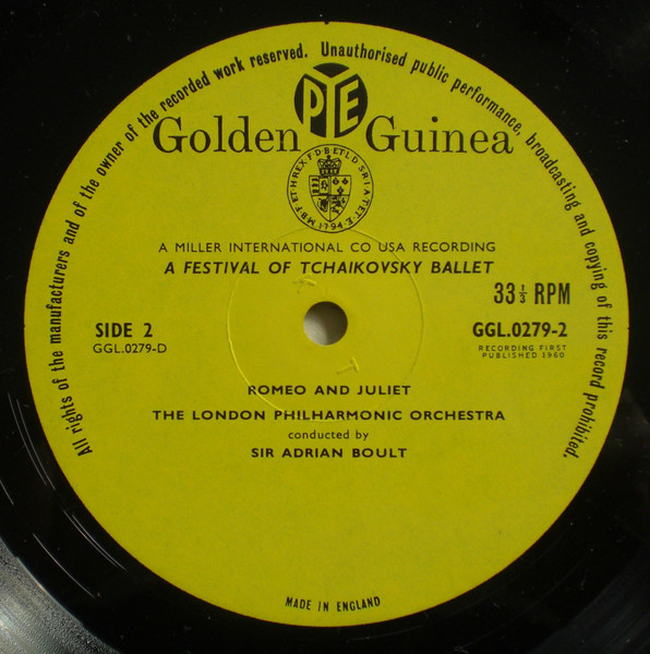 Pyotr Ilyich Tchaiko - A Festival Of Tchaikovsky Ballet - Used Vinyl image 8