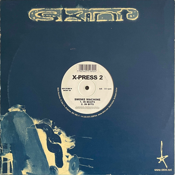 X-Press 2 - Smoke Machine - Used Vinyl Record 12" image 2