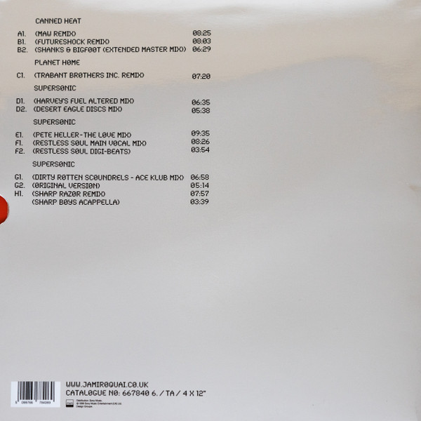Jamiroquai - 1999 Remixes - Vinyl Record 12" image 2