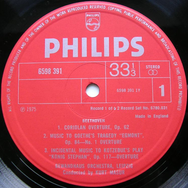 Ludwig van Beethoven - Samtliche Overturen - Complete Overtures - Us image 2