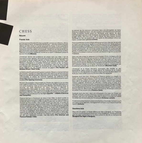 Benny Andersson - Chess - Used Vinyl Record image 18