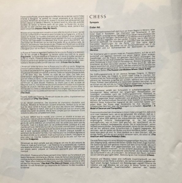 Benny Andersson - Chess - Used Vinyl Record image 19