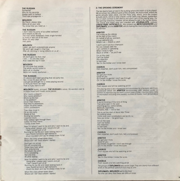 Benny Andersson - Chess - Used Vinyl Record image 22
