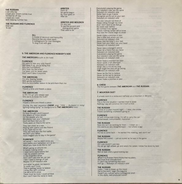 Benny Andersson - Chess - Used Vinyl Record image 24