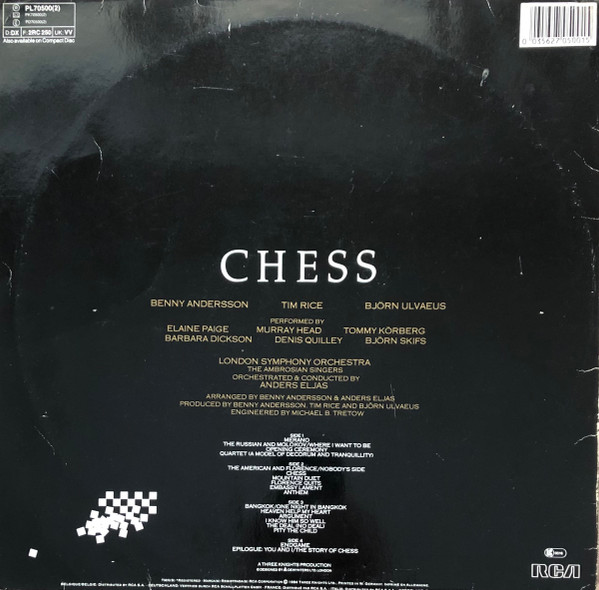 Benny Andersson - Chess - Used Vinyl Record image 3