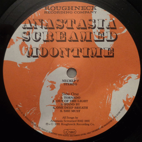 Anastasia Screamed - Moontime - Used Vinyl Record image 3