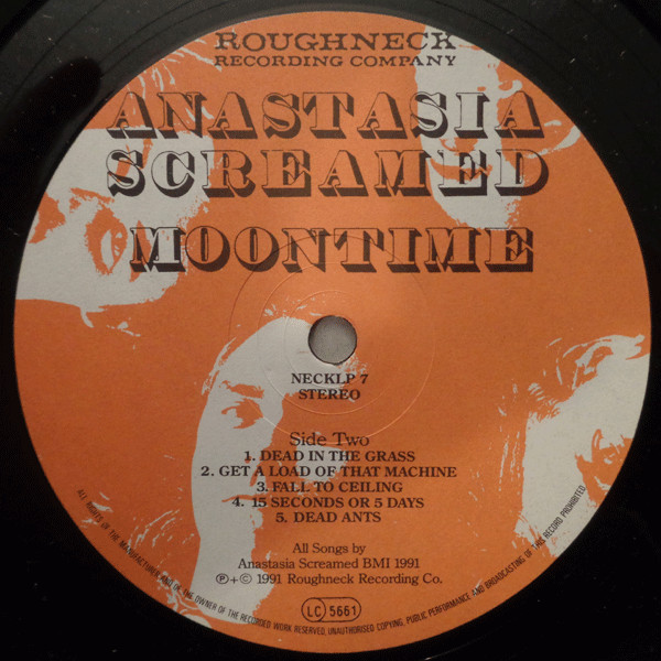 Anastasia Screamed - Moontime - Used Vinyl Record image 4