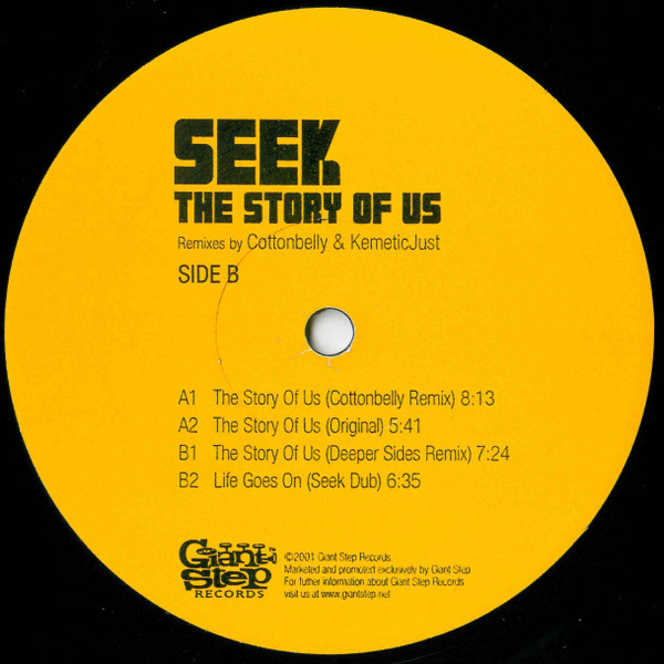 Seek - Story Of Us - Vinyl Record 12" image 3