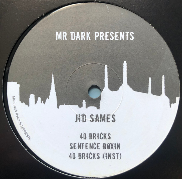 Mr Dark - 40 Bricks / Dust Angels - Used Vinyl Record 12" image 2