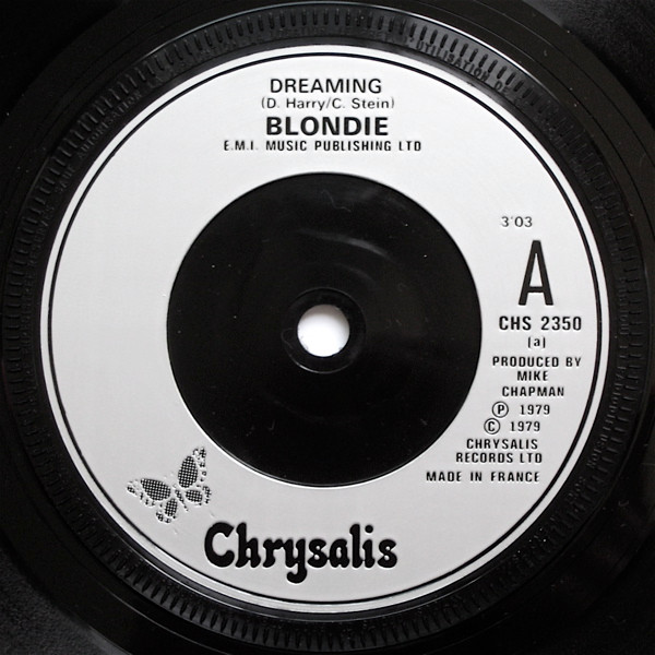 Blondie - Dreaming - Used Vinyl Record 7" image 3