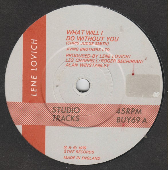 Lene Lovich - What Will I Do Without You - Used Vinyl Record 7" image 5