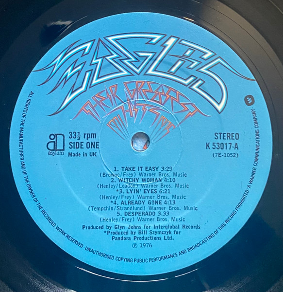 Eagles - ir Greatest Hits (1971-1975) - Used Vinyl Record image 3