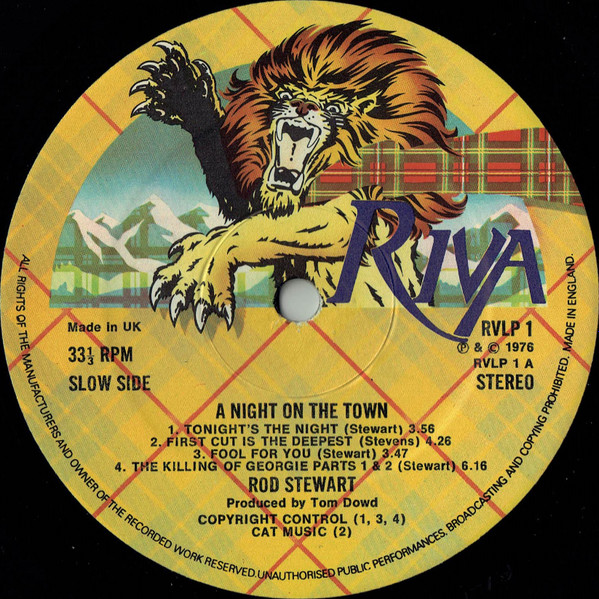 Rod Stewart - A Night On The Town - Used Vinyl Record image 3